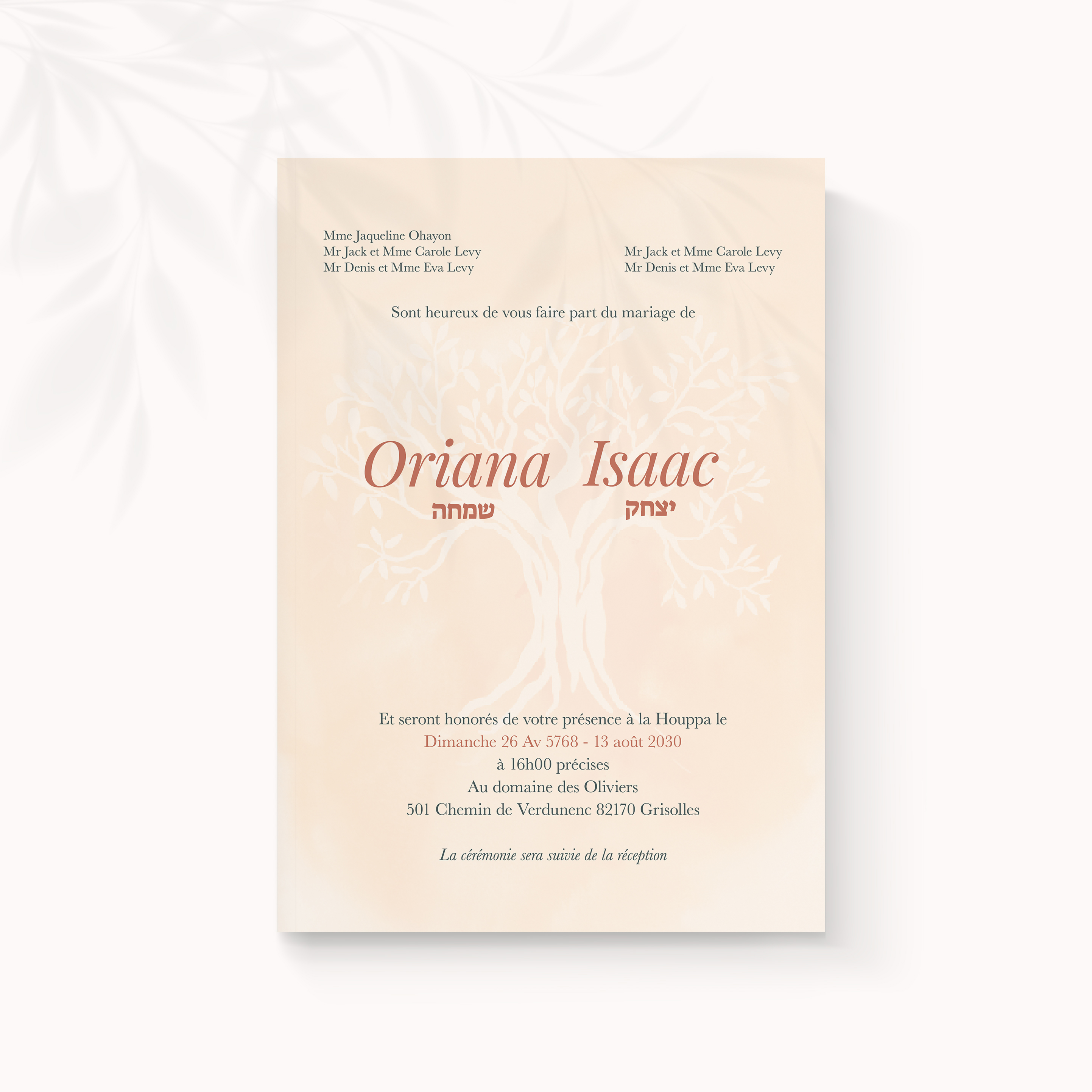 Tree Of Life- By J. Joseph - Le dessin privilégie la lisibilité : couleur dominante posée, marges régulières, typographie précise. Nos illustrateurs ont conçu une invitation premium qui laisse respirer le message. Nous assurons la personnalisation sur mesure : vous nous confiez le texte, nous le composons, harmonisons les couleurs et ajoutons un logo discret. 100% digitale, elle parvient immédiatement à vos invités. Chaque détail – cadence, alignements, contrastes – a été calibré pour garantir fluidité et justesse. Une correspondance contemporaine, simple et fiable.