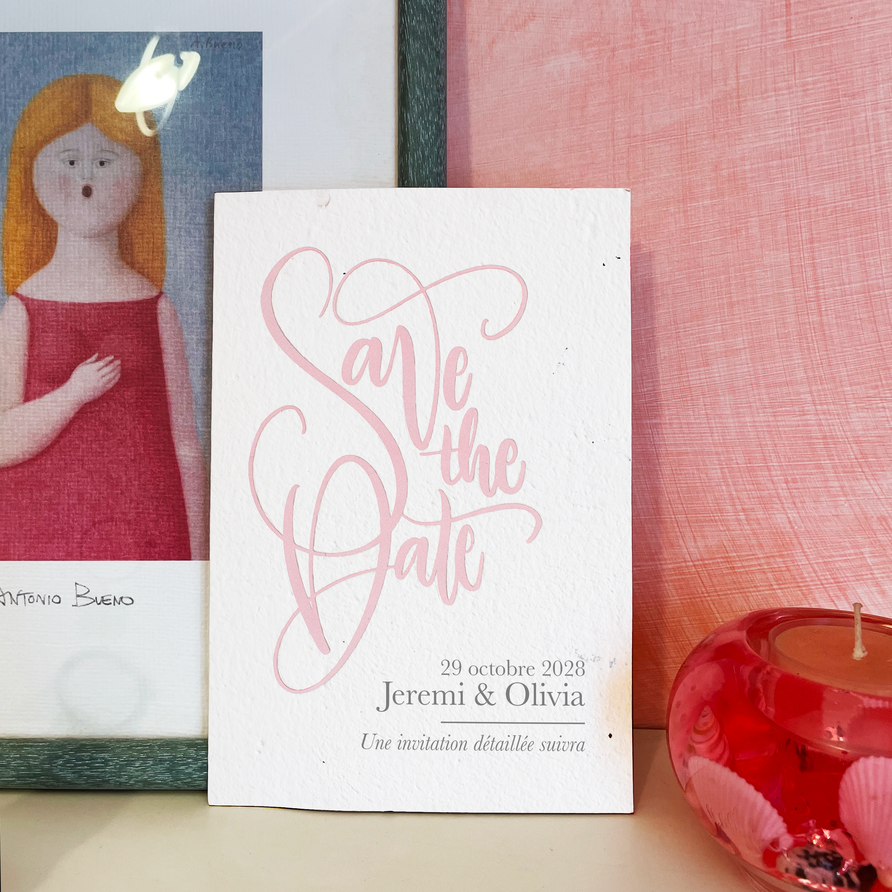 Save The Date Au Mur