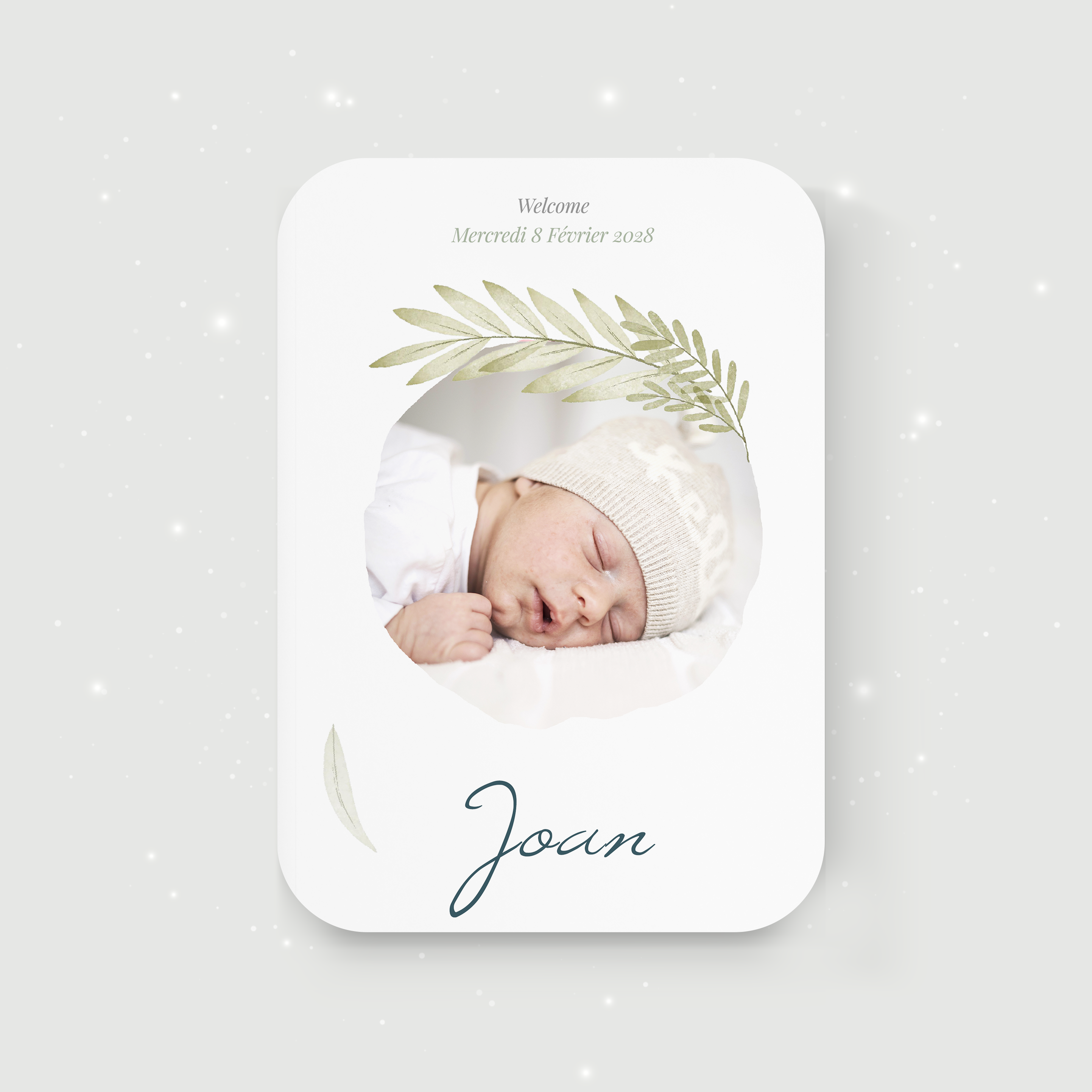 Plume Verte - Le modèle adopte une modernité mesurée : dominante chromatique douce, alignements nets, typographie claire. Nos illustrateurs ont privilégié une esthétique premium qui met en valeur la cohérence des formes. Nous assurons la personnalisation : vous nous envoyez le texte, nous l’intégrons avec soin, harmonisons les nuances et ajoutons un logo discret. 100% digitale, l’invitation atteint vos invités instantanément. Chaque choix – proportions, respiration des blancs, contrastes – a été calibré pour préserver fluidité et élégance. Une correspondance contemporaine, simple et durable.