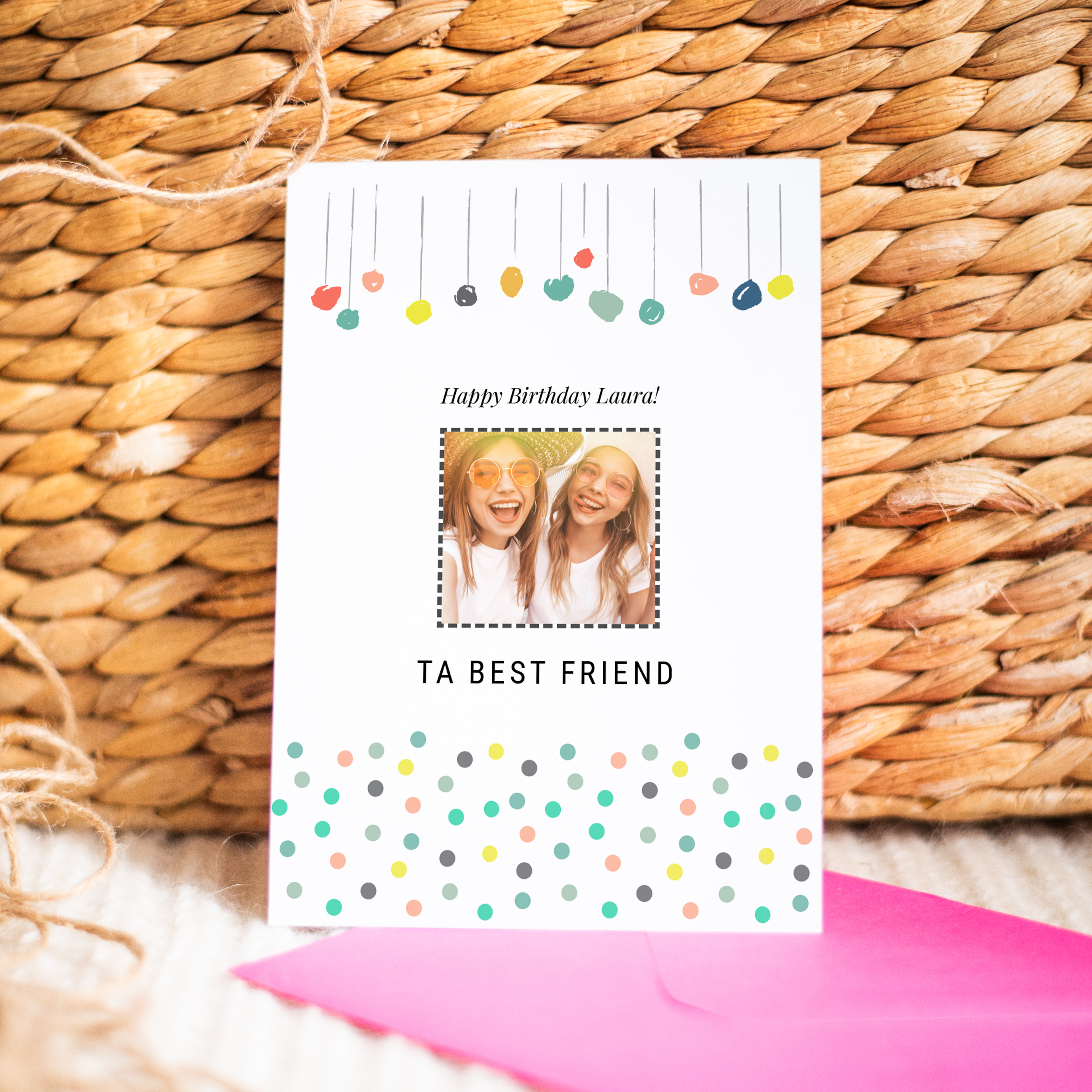 Pop Pop Birthday - Le dessin célèbre l’épure : dominante chromatique claire, trame régulière, signatures typographiques retenues. Conçu par nos illustrateurs, ce modèle premium s’illustre par sa mesure et sa fiabilité. Nous assurons la personnalisation sur mesure : intégration de votre texte, harmonisation des teintes, ajout d’un logo discret selon vos besoins. 100% digital, l’envoi est immédiat. Les espacements, la cadence des interlignes et l’échelle des titres sont travaillés pour une lecture fluide. Pour une annonce comme pour une invitation, cette composition affirme une modernité tranquille, élégante et durable, où chaque détail sert le message.