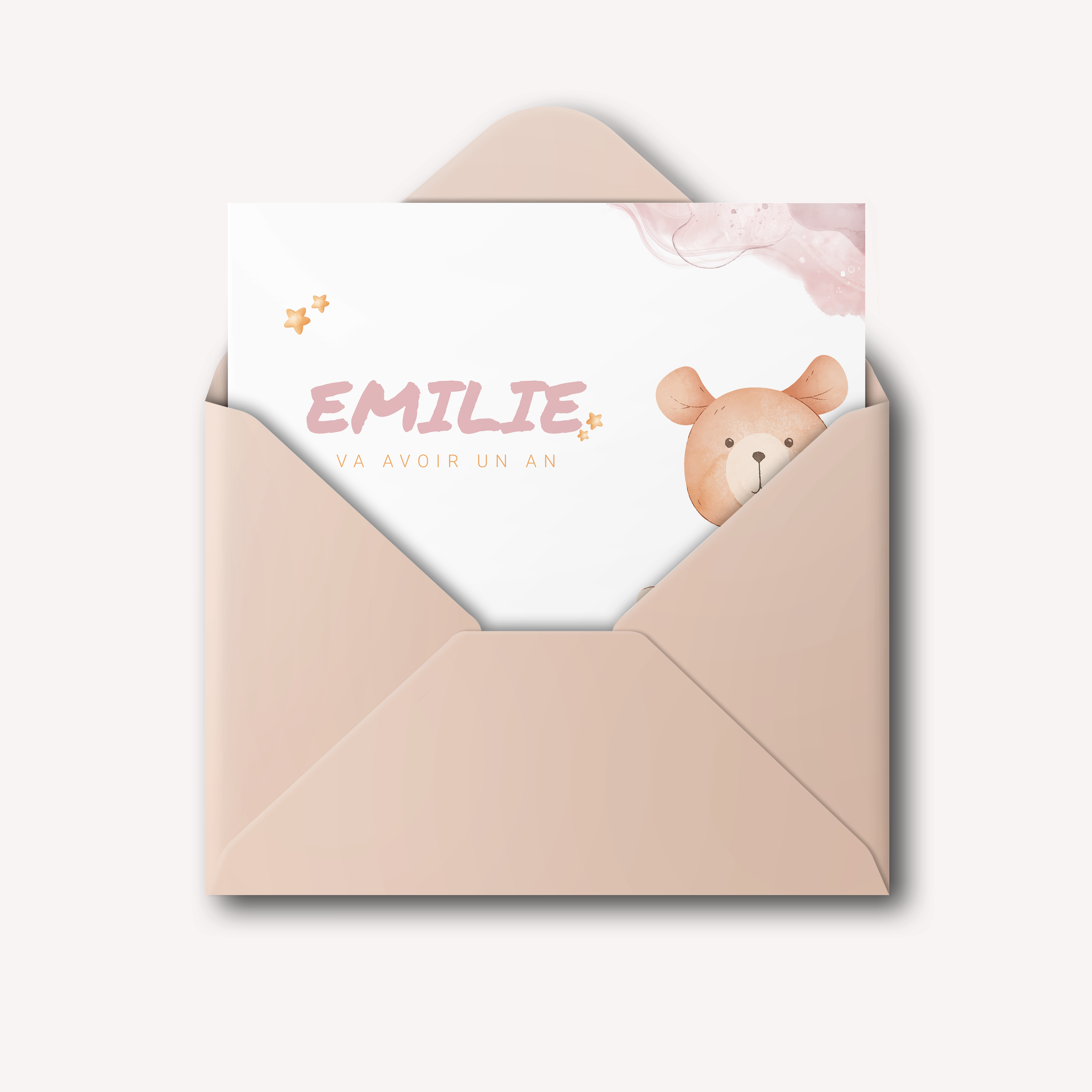 Baby Bearer - Cette invitation privilégie une écriture claire où la couleur dominante apporte une respiration lumineuse. La mise en page, conçue par nos illustrateurs, équilibre lignes nettes et blancs assumés pour laisser vos mots s’épanouir. Pensée pour vos annonces importantes, elle conjugue modernité, délicatesse et précision. Vous nous transmettez votre texte ; nous le composons avec soin, ajustons les teintes si nécessaire et ajoutons un logo discret à votre demande. Entièrement digitale, l’invitation est envoyée immédiatement à vos destinataires, idéale pour une diffusion élégante et rapide. Chaque détail est travaillé pour offrir un rendu cohérent, mesuré, sans effet superflu, afin que l’émotion demeure au premier plan. Une création sur mesure qui affirme une présence raffinée et durable.