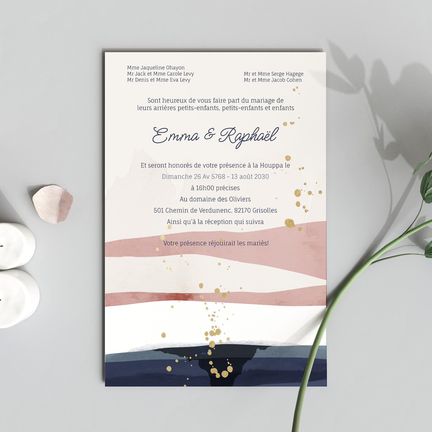 Splash Aquarelle Invit