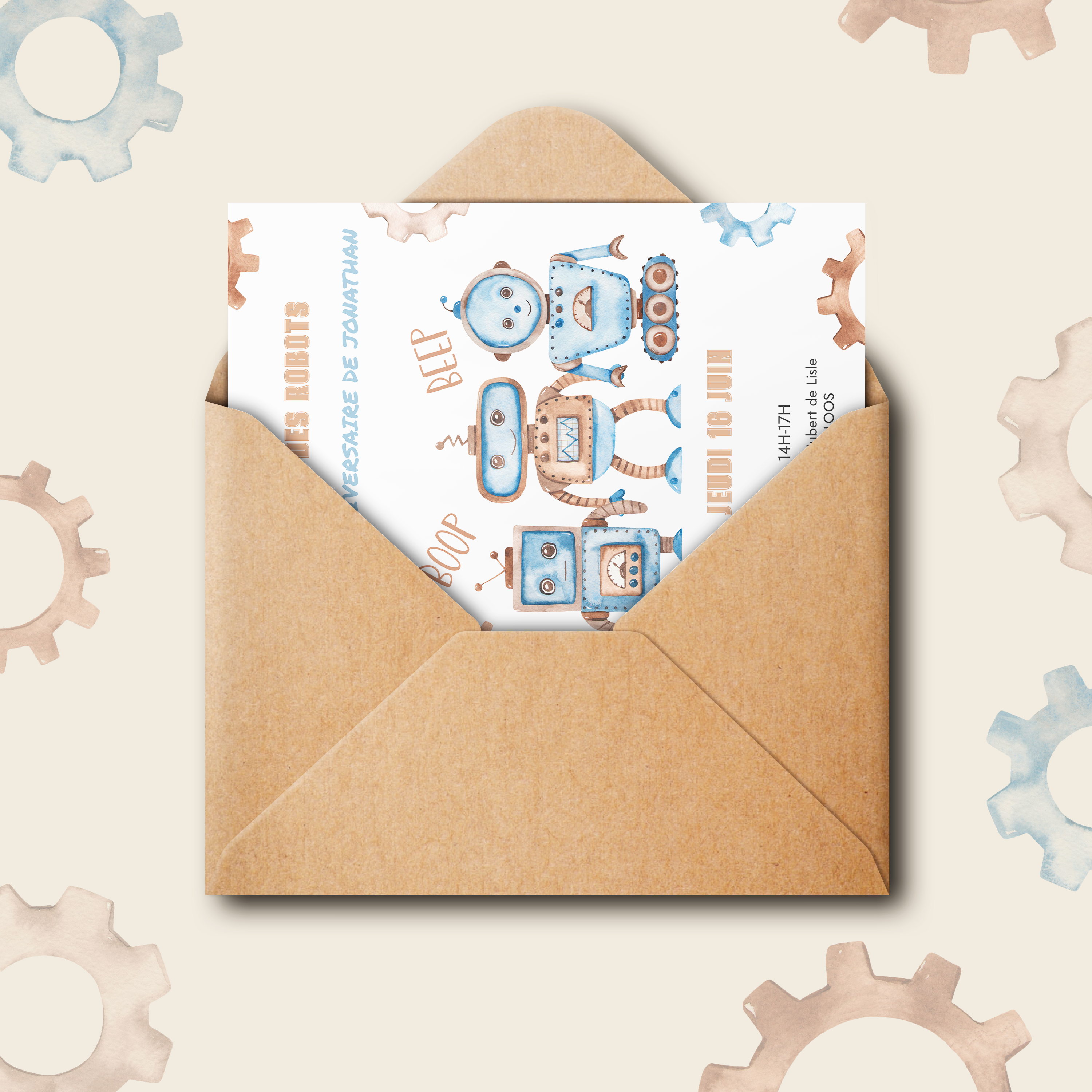 L'appel Des Robots - Cette invitation exprime une simplicité lumineuse : couleur dominante claire, marges sobres, typographie nette. Nos créateurs ont voulu une esthétique premium qui reflète la justesse. Nous assurons la personnalisation complète : vous nous transmettez votre texte, nous l’intégrons, harmonisons les couleurs et ajoutons un logo discret. Diffusée exclusivement en digital, elle atteint vos invités instantanément. Chaque paramètre – cadence, alignements, contrastes – a été calibré pour préserver fluidité et élégance. Une correspondance contemporaine, simple et raffinée.