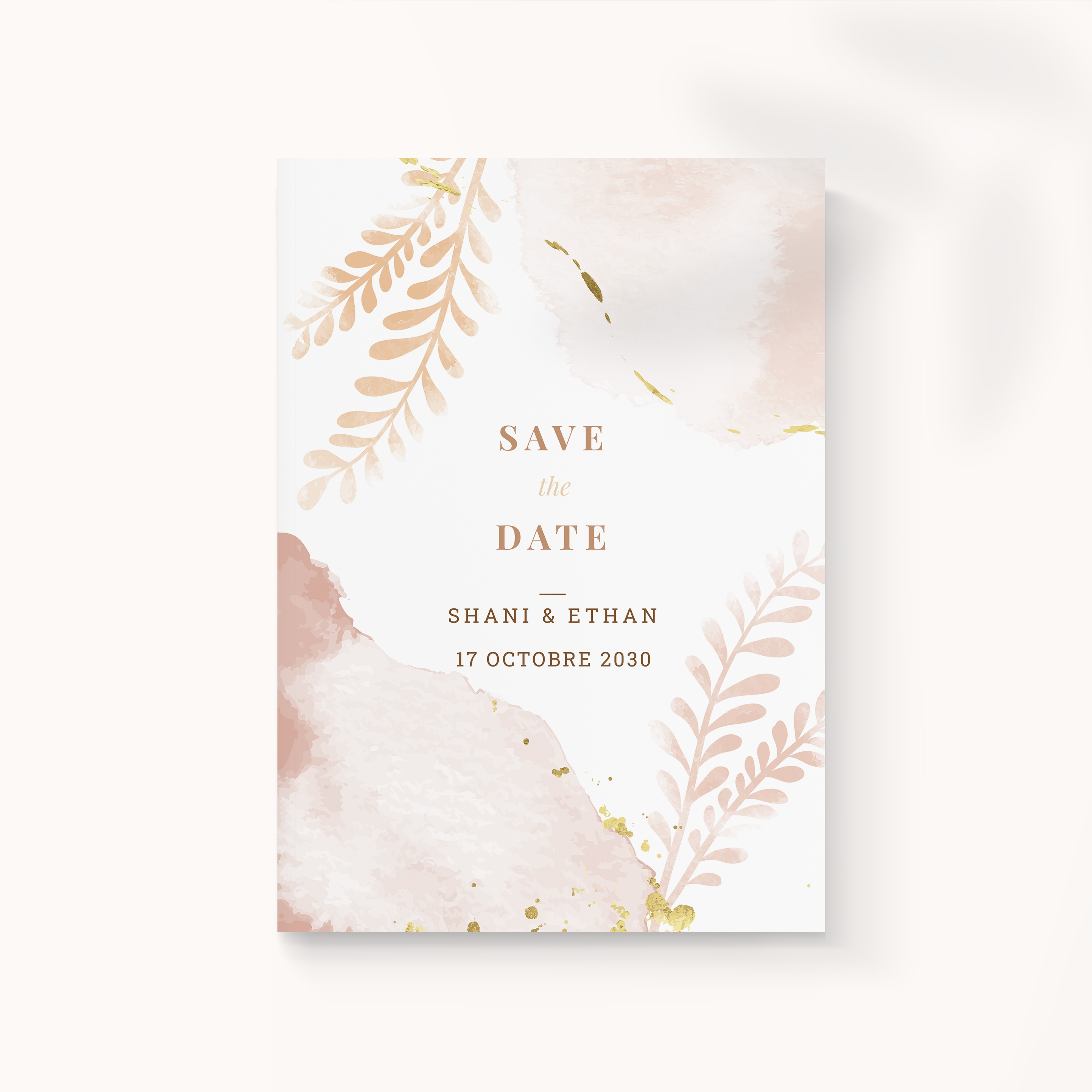 Rose Save The Date