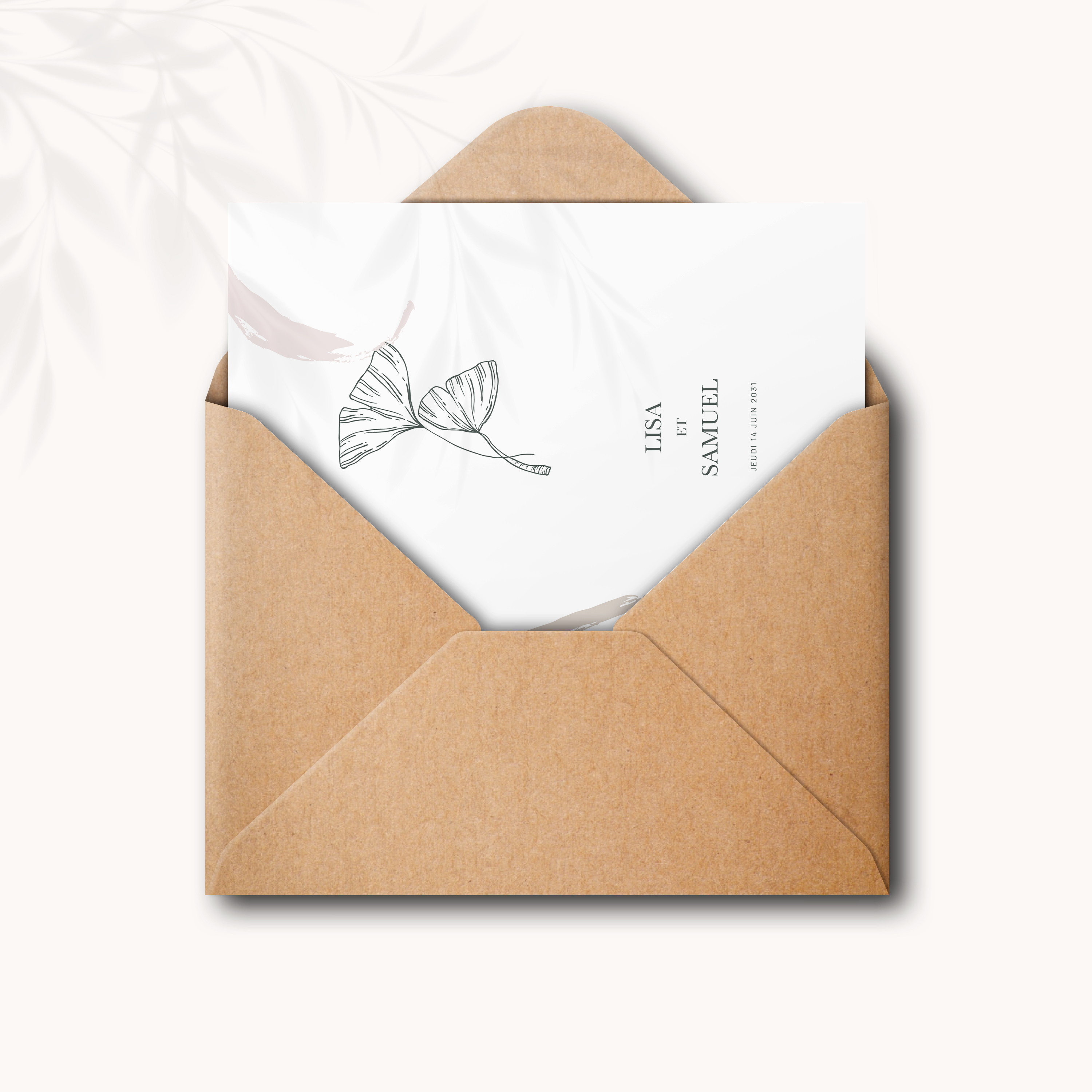 Flower-Line - Cette invitation affirme une présence précise : couleur dominante douce, marges équilibrées, typographie posée. Nos créateurs signent une esthétique premium qui privilégie la mesure et la cohérence. Nous assurons la personnalisation complète : vous nous transmettez le texte, nous le composons avec exactitude, ajustons les nuances et ajoutons un logo discret. Exclusivement digitale, elle parvient immédiatement à vos invités. Chaque choix – proportions, contrastes, hiérarchie – a été réglé pour offrir une lecture fluide et élégante.