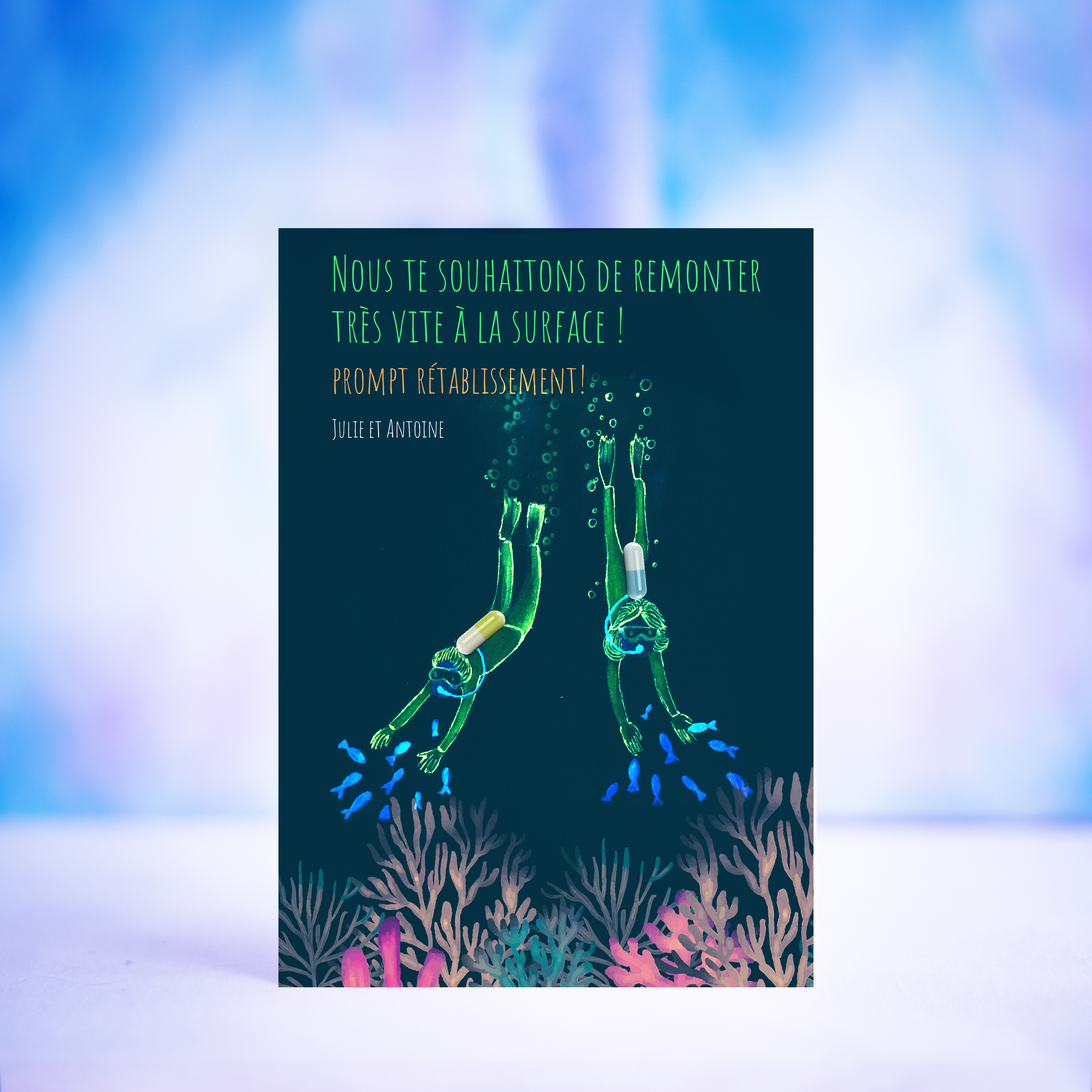 Divers Underwater - Cette invitation met en avant une rigueur contemporaine : dominante chromatique affirmée, proportions régulières, typographie nette. Nos créateurs ont choisi une esthétique premium qui reflète cohérence et justesse. Nous assurons la personnalisation complète : intégration du texte, réglage des teintes, ajout discret d’un logo. 100% digitale, elle atteint vos invités immédiatement. Chaque détail – cadence, hiérarchie, marges – a été pensé pour garantir fluidité et élégance. Une correspondance moderne, fiable et raffinée.