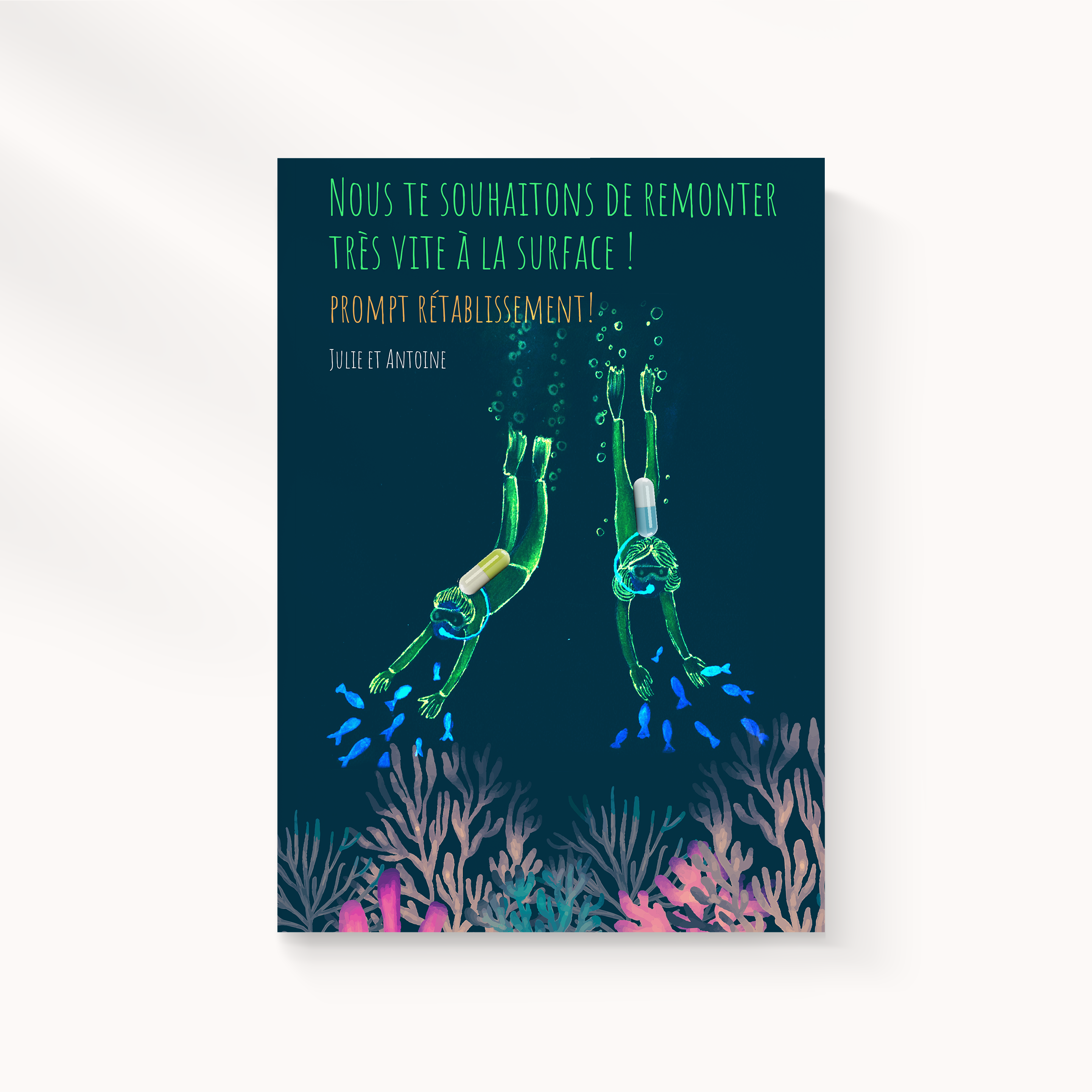 Divers Underwater - Cette invitation met en avant une rigueur contemporaine : dominante chromatique affirmée, proportions régulières, typographie nette. Nos créateurs ont choisi une esthétique premium qui reflète cohérence et justesse. Nous assurons la personnalisation complète : intégration du texte, réglage des teintes, ajout discret d’un logo. 100% digitale, elle atteint vos invités immédiatement. Chaque détail – cadence, hiérarchie, marges – a été pensé pour garantir fluidité et élégance. Une correspondance moderne, fiable et raffinée.