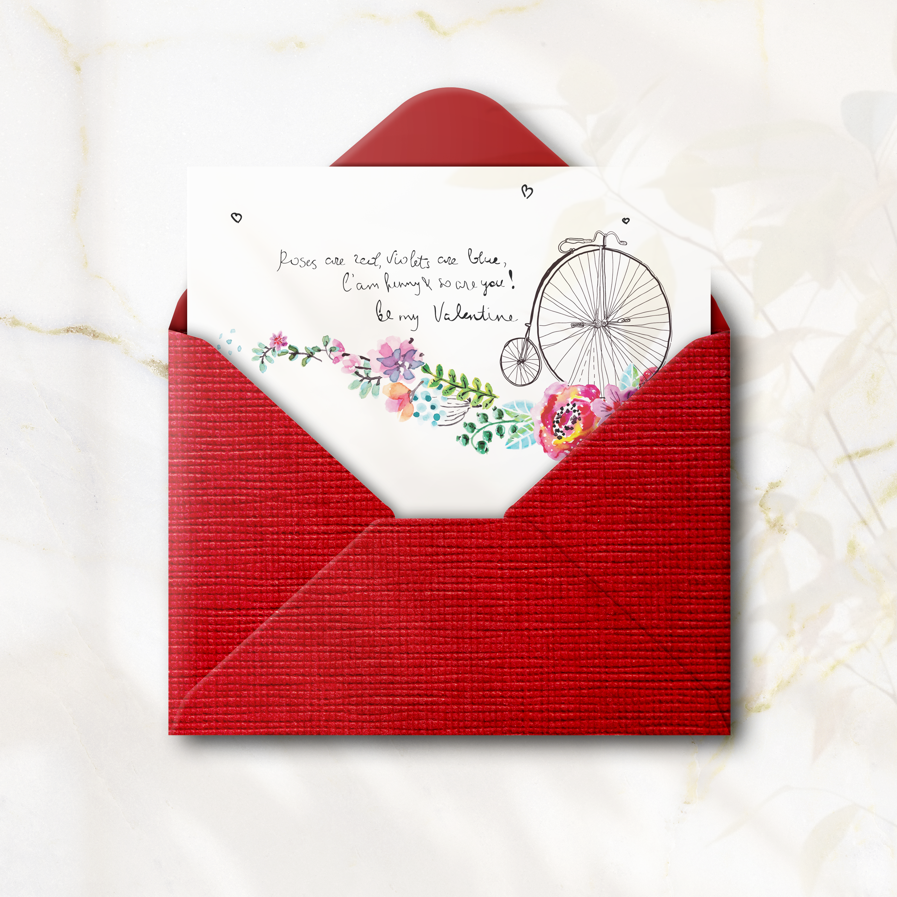 Be My Valentine - Le modèle met en lumière une dominante chromatique affirmée, équilibrée par des marges sobres et une typographie nette. Nos illustrateurs ont choisi une esthétique premium qui valorise l’équilibre. Nous assurons la personnalisation : intégration du texte, harmonisation des teintes, ajout discret d’un logo. Diffusée uniquement en digital, l’invitation atteint vos invités en un instant. Chaque paramètre – proportions, contrastes, cadence – a été calibré pour garantir fluidité et élégance. Une correspondance contemporaine, fiable et raffinée.