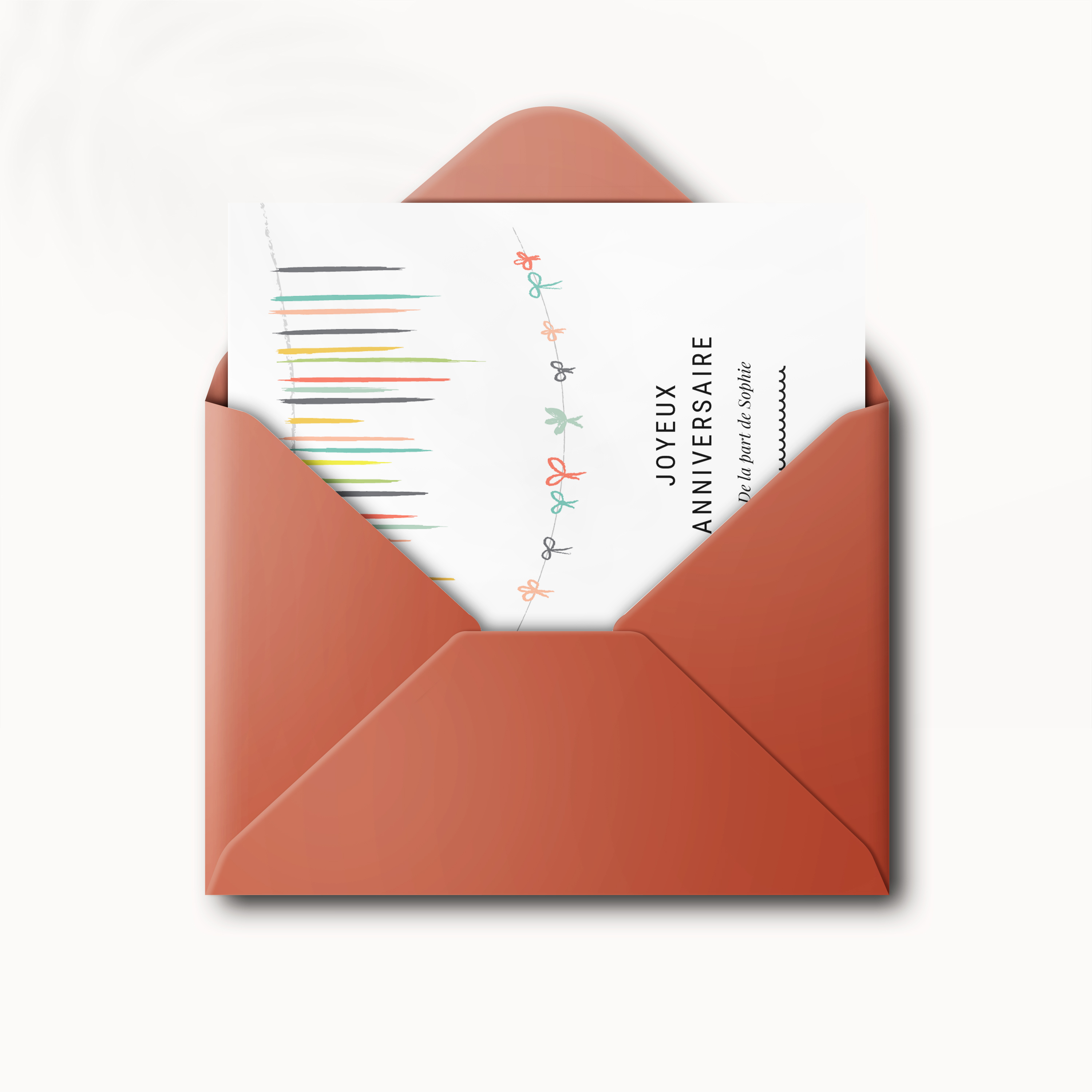 Blown Candles - Cette invitation adopte une présence claire et confiante : couleur dominante précise, marges équilibrées, typographie posée. Nos créateurs signent une esthétique premium qui privilégie l’évidence et la cohérence. Vous nous envoyez votre texte ; nous le composons avec soin, ajustons la palette chromatique et ajoutons, si souhaité, un logo discret. Entièrement digitale, elle rejoint vos invités en un instant. L’organisation des niveaux de lecture, le contraste mesuré et l’ampleur des blancs assurent un confort d’usage rare. Une solution contemporaine pour annoncer et inviter avec style, dans un langage visuel maîtrisé et durable.