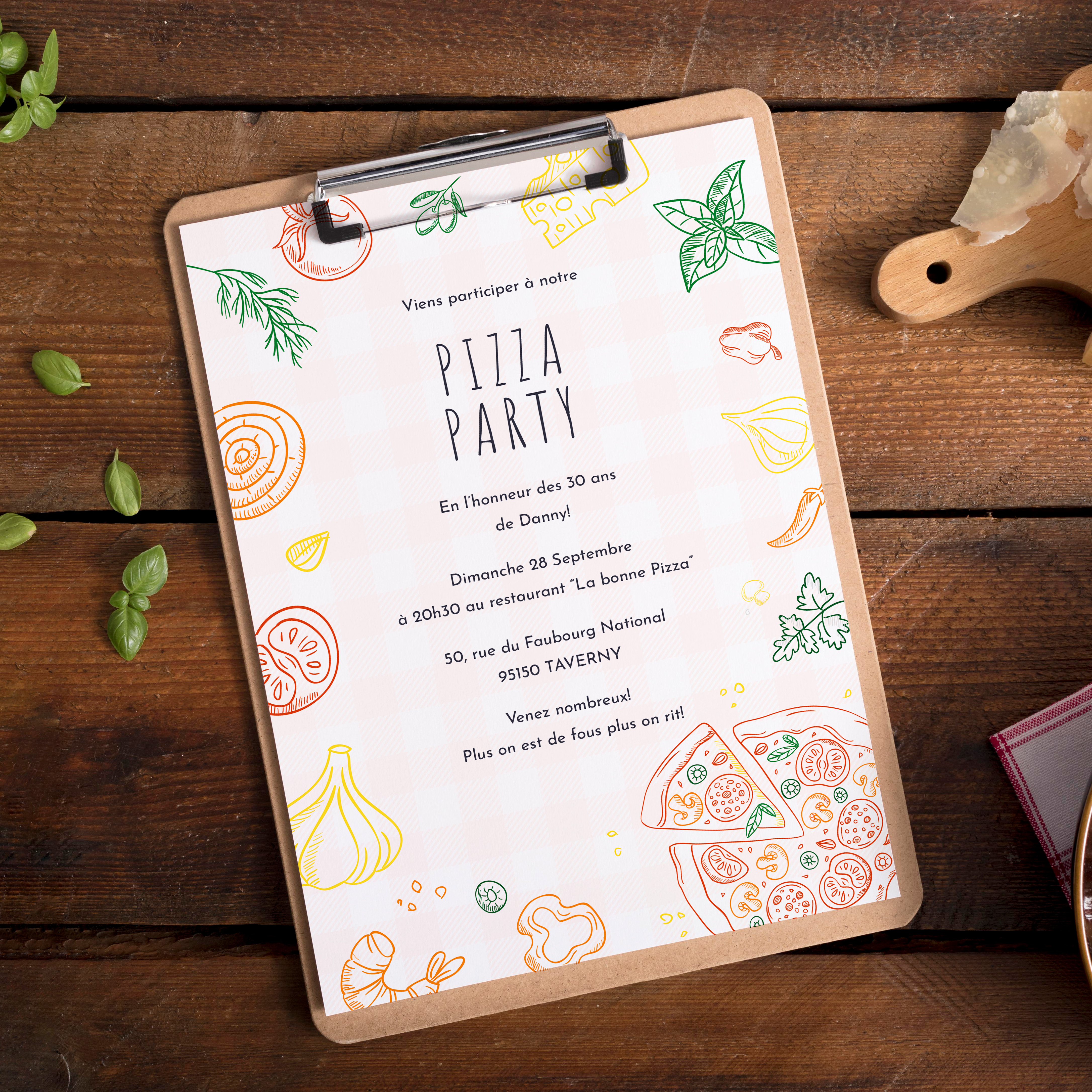 À Table! - Cette invitation privilégie la justesse graphique : couleur dominante claire, structure stable, typographie précise. Conçue par nos créateurs, elle installe une présence premium fiable et cohérente. Nous gérons la personnalisation sur mesure : intégration de votre texte, réglage des teintes, ajout d’un logo discret. 100% digitale, elle rejoint vos invités en un instant. Grâce aux alignements rigoureux, aux contrastes maîtrisés et à la respiration des blancs, la lecture est fluide, élégante et durable.