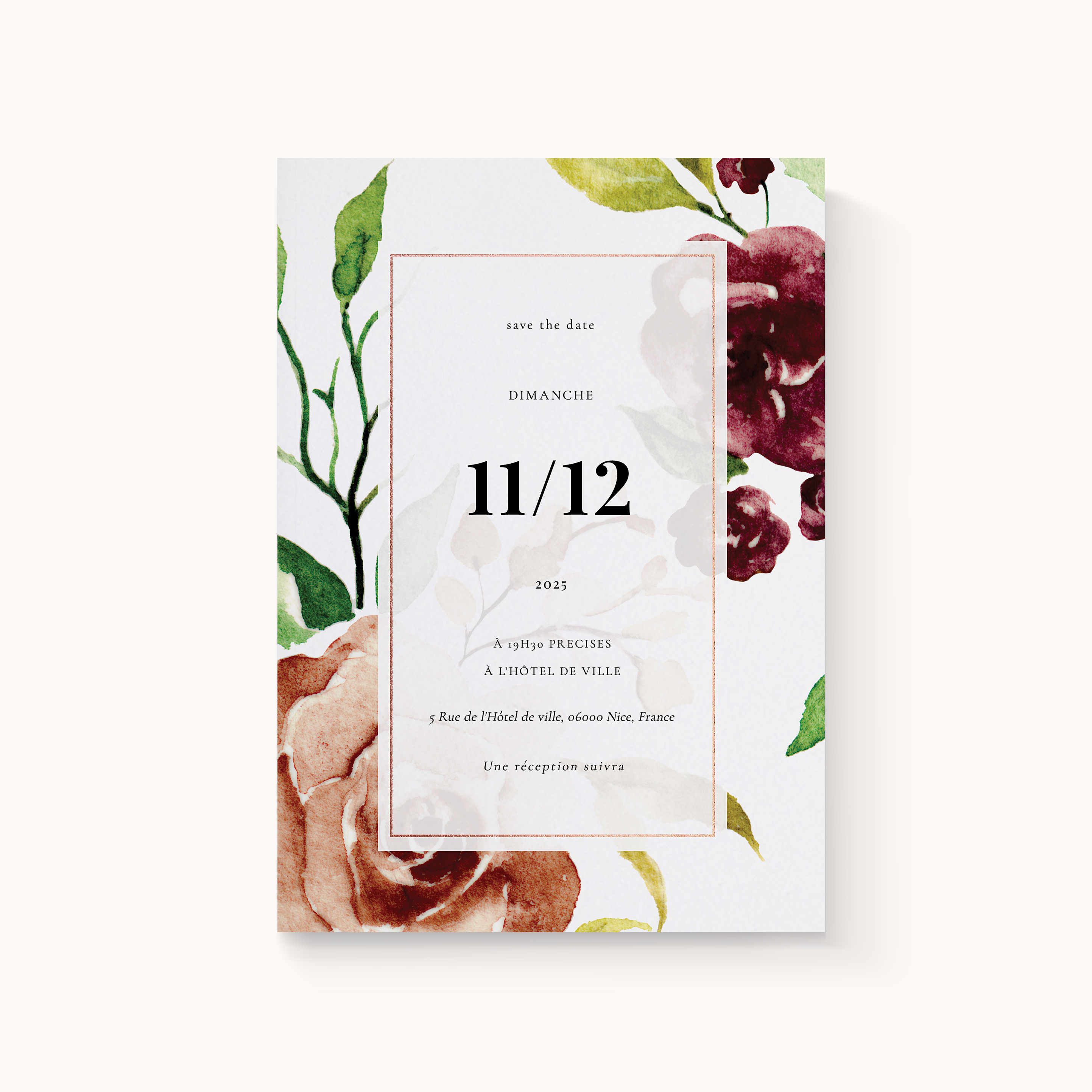 Floralys - Cette invitation affirme une esthétique épurée où la couleur dominante installe une atmosphère calme et raffinée. Les lignes sont sobres, la mise en page aérée, afin de mettre en valeur vos mots avec élégance. Conçue par nos illustrateurs, elle privilégie la simplicité maîtrisée et la cohérence visuelle. Vous nous confiez votre texte ; nous l’intégrons avec soin, ajustons les nuances et ajoutons un logo discret si nécessaire. Diffusée uniquement en format digital, elle rejoint vos destinataires sans délai. Chaque détail contribue à préserver clarté et fluidité. Une correspondance premium, intemporelle et distinguée, idéale pour vos annonces essentielles.