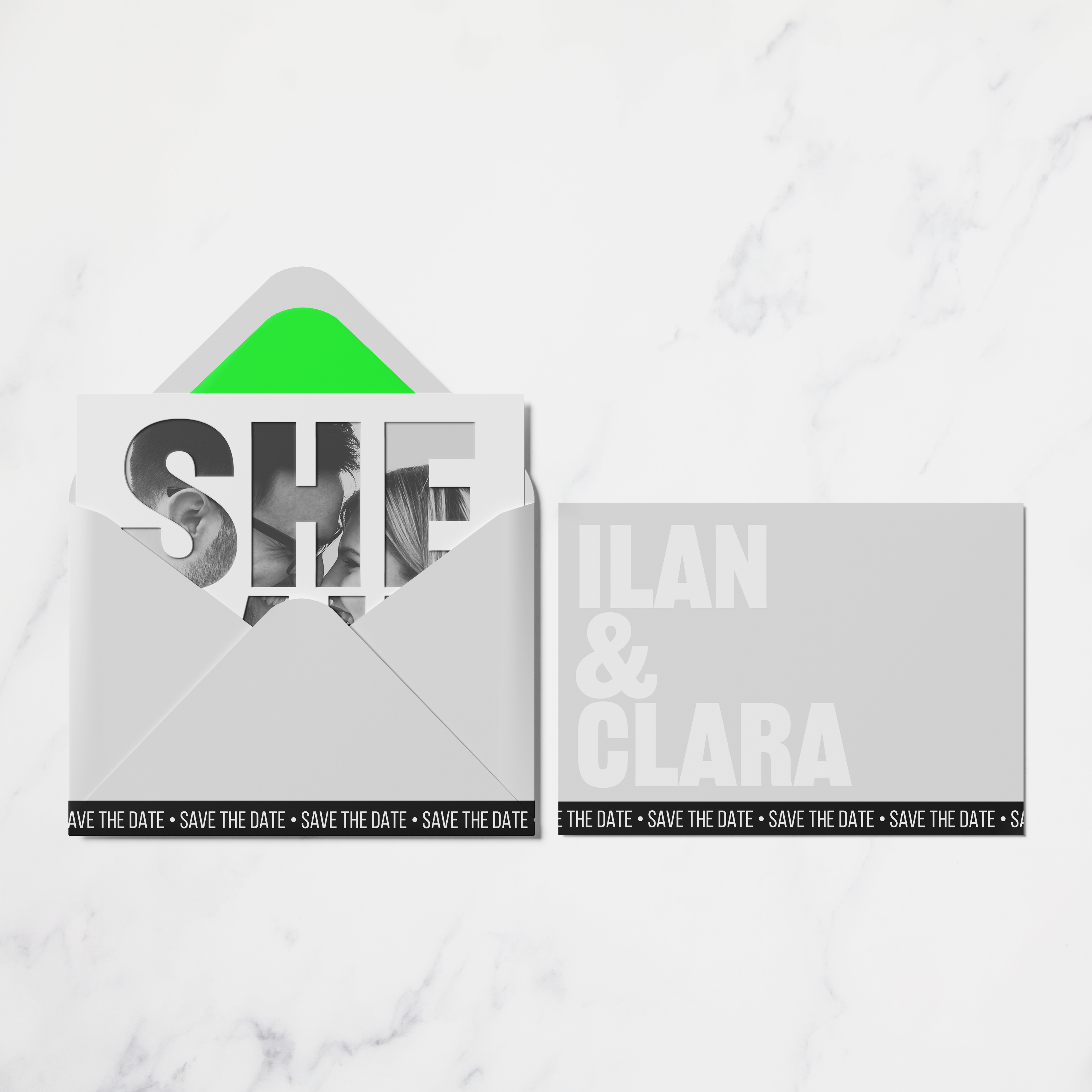 Yes She Said - Le dessin privilégie une clarté rigoureuse : typographie maîtrisée, marges régulières et couleur dominante qui affirme un ton sûr. La sobriété de l’ensemble met vos mots en évidence et garantit une lecture fluide. Conçue par nos illustrateurs, cette invitation se veut intemporelle et sobre. Nous prenons en charge la personnalisation : intégration du texte, ajustement des nuances, ajout possible d’un logo discret. Entièrement digitale, elle est transmise immédiatement à vos invités. Chaque élément — alignement, contraste, proportion — vise la précision et la cohérence. Une correspondance haut de gamme qui transforme un simple message en attention raffinée.