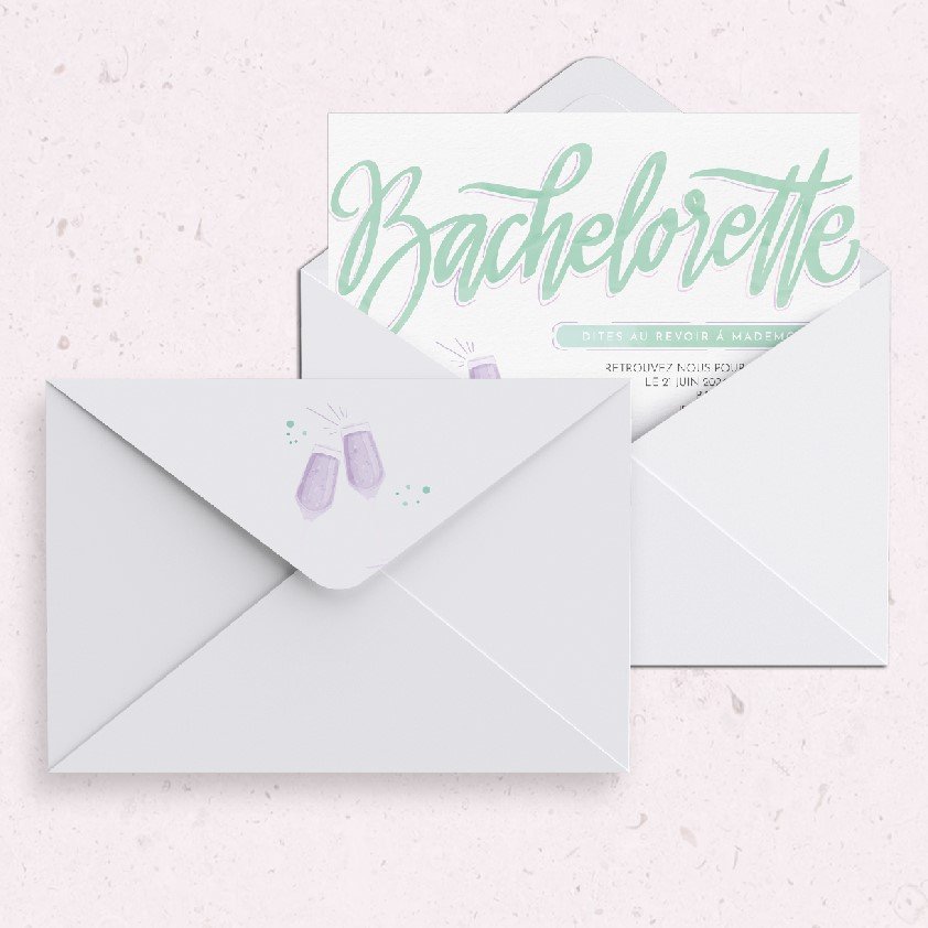 Bachelorette Vert - Cette invitation illustre une sobriété nette : dominante chromatique posée, proportions équilibrées, typographie précise. Nos créateurs ont conçu une esthétique premium qui met en avant la clarté et l’élégance. Nous assurons la personnalisation complète : texte intégré, ajustement des teintes, ajout discret d’un logo. Entièrement digitale, elle rejoint vos invités immédiatement. Chaque détail – rythme, contraste, hiérarchie – a été travaillé pour garantir fluidité et raffinement. Une correspondance contemporaine, sobre et fiable.