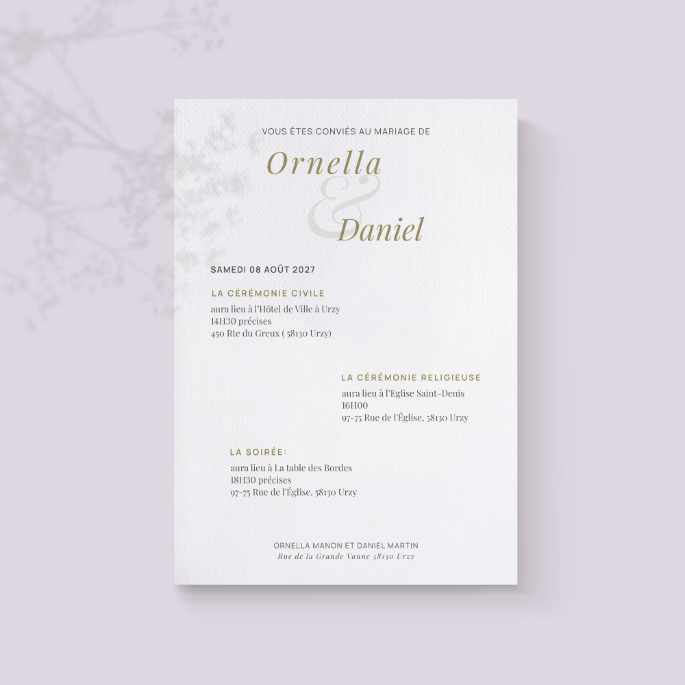 Purple Flower - Cette création met en valeur l’équilibre entre intensité et retenue : une dominante chromatique qui signe la page, des marges sobres qui offrent de l’air, une typographie régulière pour le confort de lecture. Conçue par nos créateurs, l’invitation revendique une modernité premium, sans emphase. Nous assurons la personnalisation complète : vous nous confiez le texte, nous le composons, ajustons la palette et ajoutons un logo discret si souhaité. Au format digital uniquement, l’envoi est immédiat. Chaque détail – rythme, contraste, échelle – sert la précision et la clarté.