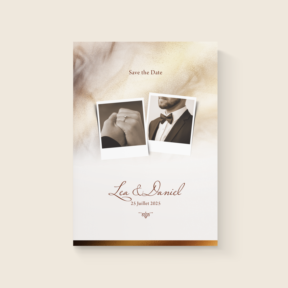 Sablé - Le modèle affirme une esthétique actuelle, sobre et lumineuse. La couleur principale structure l’espace avec douceur, tandis que la typographie et les alignements soignés assurent une lecture fluide. Créée par nos illustrateurs, la mise en page évite tout superflu pour laisser affleurer la force tranquille du message. Nous réalisons une personnalisation sur mesure : vous nous envoyez votre texte, nous le composons, harmonisons les teintes et ajoutons un logo discret. Diffusée en digital exclusivement, l’invitation parvient sans délai à vos invités. Elle se distingue par l’équilibre des contrastes, la précision des marges et la qualité du rythme visuel. Une création haut de gamme pensée pour annoncer, inviter ou célébrer avec distinction et modernité.