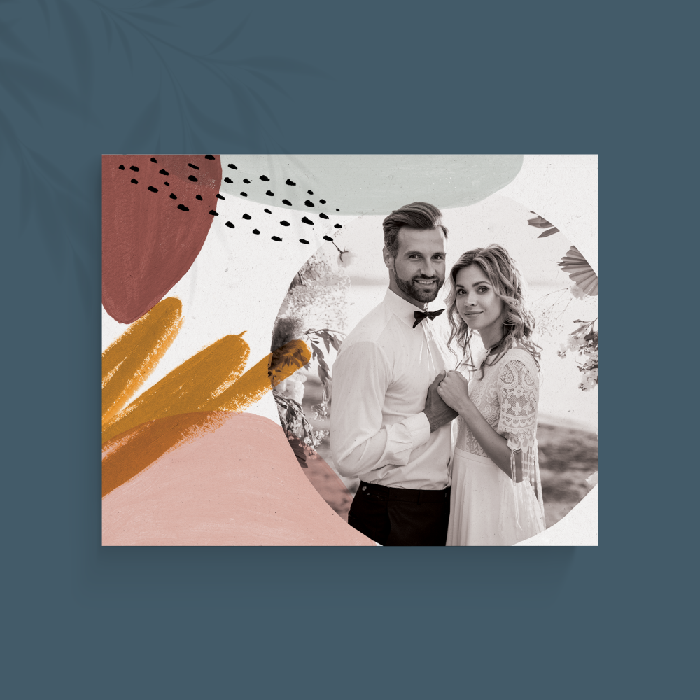 Formes Feutrées Joy - Le graphisme de cette carte joue sur la finesse et la mesure : une couleur dominante douce, des lignes équilibrées et une typographie soignée. L’ensemble met en avant la clarté et la distinction de vos messages. Nos créateurs ont conçu un modèle qui se veut intemporel, pensé pour accompagner vos annonces avec élégance. Nous assurons la personnalisation complète : intégration du texte, harmonisation des teintes, ajout éventuel d’un logo discret. En format exclusivement numérique, l’envoi est immédiat et fluide. Chaque élément est pensé pour maintenir une cohérence et une sobriété maîtrisée. Une invitation premium qui illustre la simplicité raffinée.