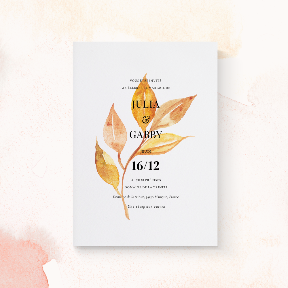 Aqua Leaf - Cette invitation privilégie une esthétique claire et équilibrée, où la couleur dominante crée une atmosphère sereine. Les lignes sobres et les espaces mesurés composent un cadre élégant qui met vos mots en valeur. Imaginée par nos illustrateurs, elle conjugue rigueur contemporaine et délicatesse visuelle. Nous prenons en charge la personnalisation : intégration du texte, ajustement des teintes, ajout d’un logo discret si souhaité. Diffusée uniquement en format numérique, elle atteint vos invités sans délai. Chaque détail a été pensé pour préserver fluidité, lisibilité et harmonie. Une correspondance premium, faite pour durer et sublimer vos annonces avec simplicité raffinée.