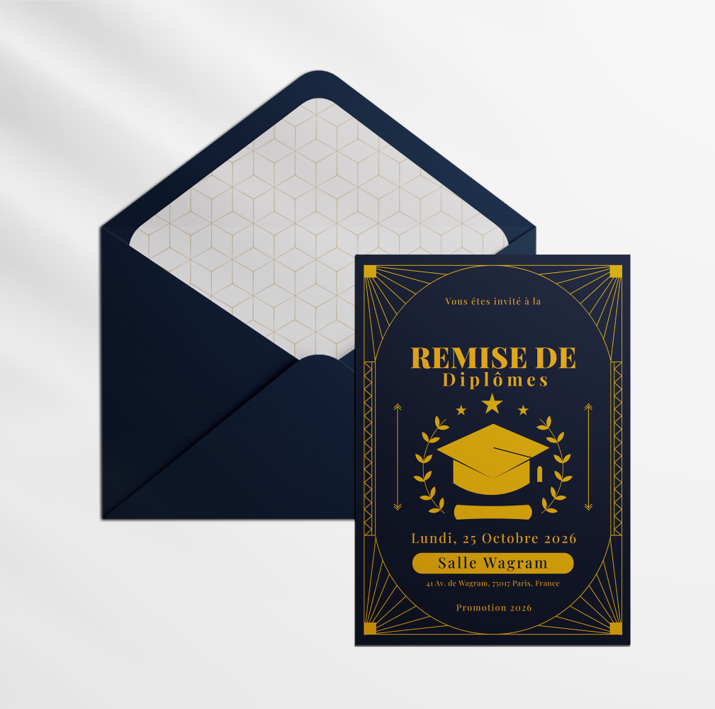 Smarty - Cette création affirme une esthétique contenue où la couleur dominante devient le fil conducteur de vos mots. Les contrastes modérés et la typographie posée garantissent une lecture fluide. Imaginée par nos illustrateurs, l’invitation se distingue par sa sobriété élégante. Nous assurons la personnalisation sur mesure : texte intégré avec soin, palette harmonisée, logo discret ajouté si besoin. Diffusée uniquement en digital, elle atteint vos invités immédiatement. Chaque détail – marges, proportions, rythme – a été conçu pour offrir une présence haut de gamme, raffinée et durable. Une correspondance contemporaine qui conjugue modernité et élégance.