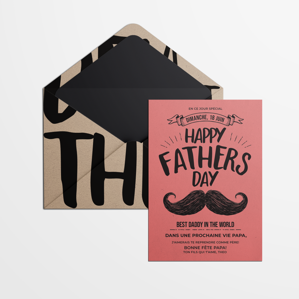 Red Mustache - Cette invitation privilégie une composition équilibrée où la couleur dominante agit comme un repère visuel élégant. Les marges régulières et la typographie claire assurent lisibilité et fluidité. Conçue par nos créateurs, elle illustre une modernité mesurée et raffinée. Nous assurons la personnalisation complète : intégration du texte, harmonisation de la palette, ajout éventuel d’un logo discret. Entièrement digitale, elle atteint vos destinataires immédiatement. Chaque détail reflète une recherche de cohérence et de justesse. Une correspondance premium, intemporelle et sobre, qui accompagne vos annonces avec distinction.