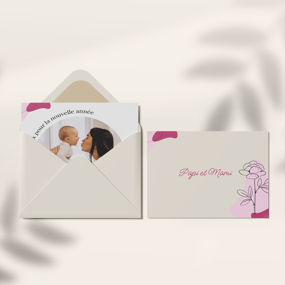 Pink Terracotta - Cette invitation illustre une esthétique contenue : une couleur dominante expressive, équilibrée par des marges maîtrisées et des contrastes discrets. L’ensemble compose une signature sobre et élégante. Nos créateurs ont voulu un modèle qui mette vos mots au premier plan, débarrassé de tout artifice. Vous nous transmettez le texte ; nous l’intégrons avec exactitude, adaptons la palette et ajoutons un logo discret si souhaité. Diffusée uniquement en numérique, elle rejoint vos invités immédiatement. Chaque détail participe à la cohérence et à la modernité du rendu. Une correspondance premium, claire et raffinée, conçue pour accompagner vos annonces marquantes.