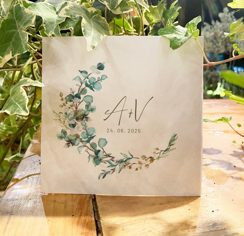 Green Elegant Invite