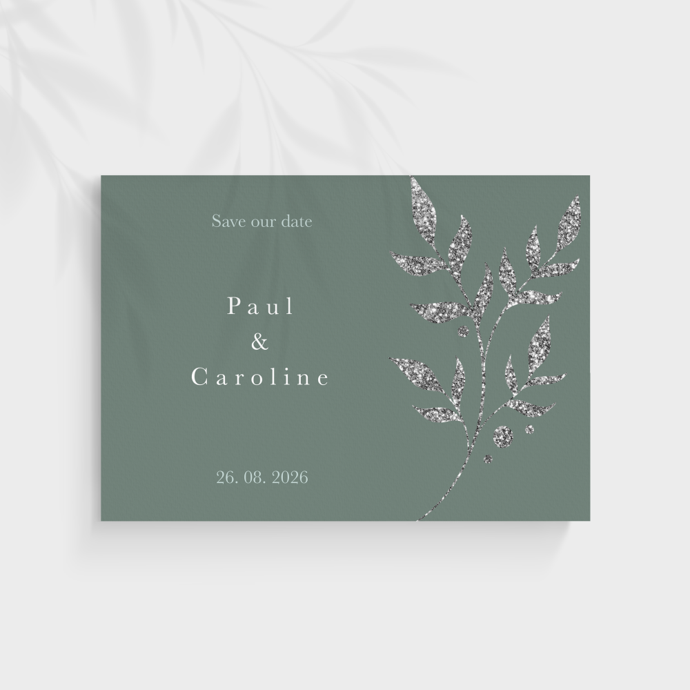 Green And Gold - Cette invitation revendique une élégance maîtrisée : une couleur dominante posée comme un repère, des marges généreuses et une typographie tenue. Pensée par nos illustrateurs, la composition laisse l’émotion circuler sans surcharge et installe un rythme visuel calme. Vous nous confiez votre texte ; nous le composons avec exactitude, harmonisons la palette et ajoutons un logo discret si nécessaire. Entièrement digitale, l’invitation rejoint vos destinataires instantanément pour un partage simple et soigné. Chaque détail – proportions, alignements, contraste – a été pesé pour préserver clarté et tenue. Une correspondance premium, sûre et contemporaine, conçue pour annoncer, inviter ou célébrer avec tact.