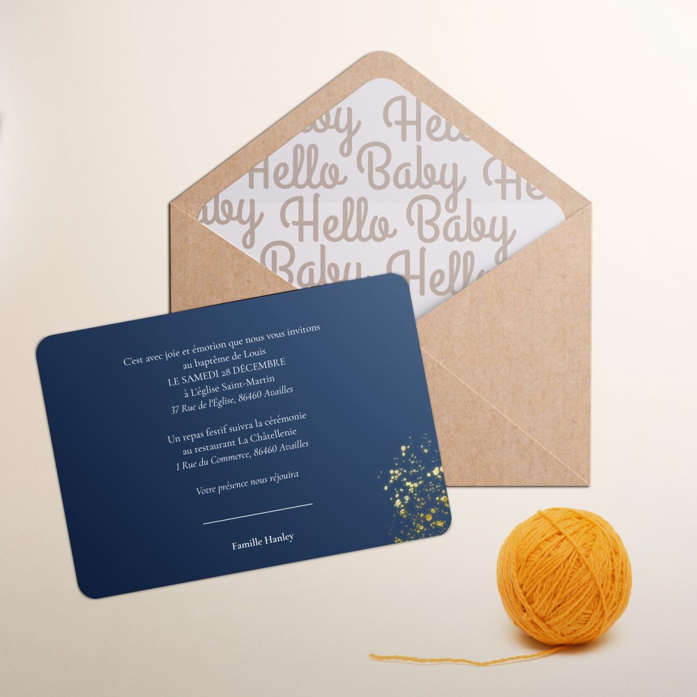 Golden Leaf - Cette invitation allie intensité contenue et clarté graphique. La dominante chromatique souligne la page avec douceur, tandis qu’un système de marges stable garantit une lecture fluide. Conçue par nos créateurs, elle traduit une modernité sûre, prête à accueillir vos annonces avec distinction. Nous assurons la personnalisation complète : intégration du texte, ajustement des nuances, ajout d’un logo discret si souhaité. Diffusée exclusivement en digital, elle rejoint vos invités sans délai. Le rendu privilégie la mesure et l’équilibre, afin de mettre l’accent sur l’essentiel : vos mots. Une correspondance premium, élégante et fiable.