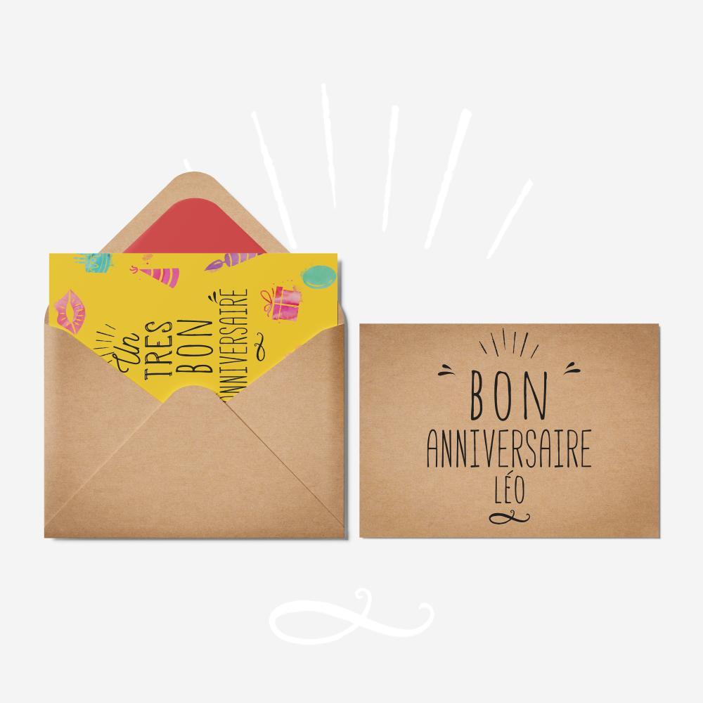 Birthday Cake Yellow - Le parti pris est celui d’une modernité discrète : teinte dominante nuancée, proportions régulières, respiration typographique soignée. L’ensemble compose une présence élégante qui accompagne vos mots sans les contraindre. Réalisée par nos illustrateurs, l’invitation privilégie l’harmonie générale et la qualité du détail. Nous assurons votre personnalisation : vous nous envoyez votre texte, nous le composons, ajustons la palette et ajoutons un logo discret si souhaité. Diffusée exclusivement au format numérique, elle atteint vos invités sans délai. Une correspondance premium, droite et fiable, faite pour vos annonces essentielles.