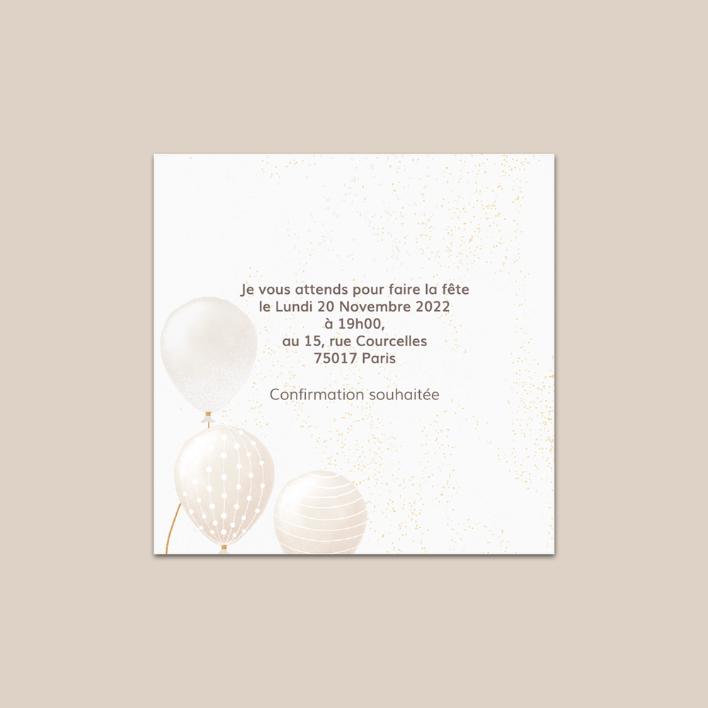 Rosé - Avec ce modèle, nous proposons une invitation lumineuse où la couleur dominante s’exprime avec intensité maîtrisée. La composition, volontairement équilibrée, confère à vos mots une présence nette et contemporaine. Nos créateurs ont imaginé une esthétique raffinée, simple et durable. Vous nous envoyez votre texte ; nous l’intégrons avec soin, en adaptant la palette et en ajoutant un logo discret si nécessaire. Diffusée uniquement en format digital, elle atteint vos invités instantanément. Chaque élément participe à l’harmonie générale : marges, contrastes, proportions. Une correspondance haut de gamme, conçue pour mettre en avant vos annonces avec clarté et élégance.
