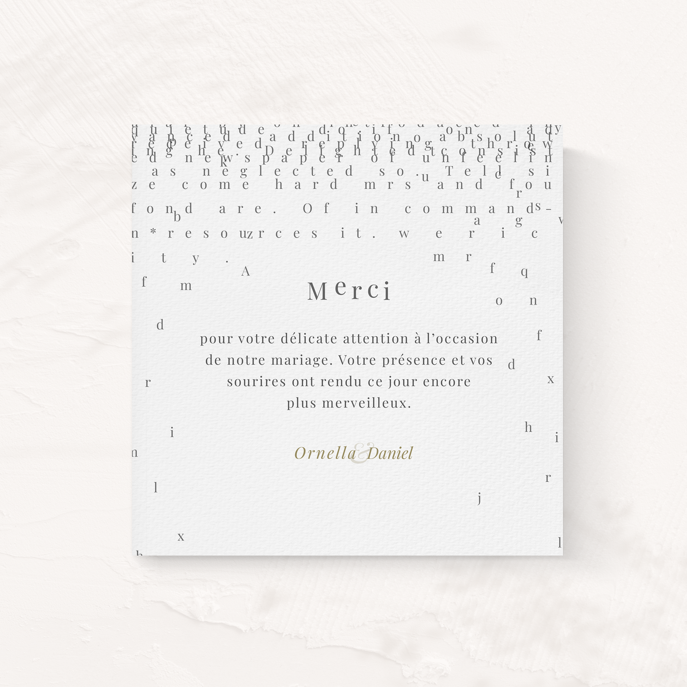 Purple Flower Thanks