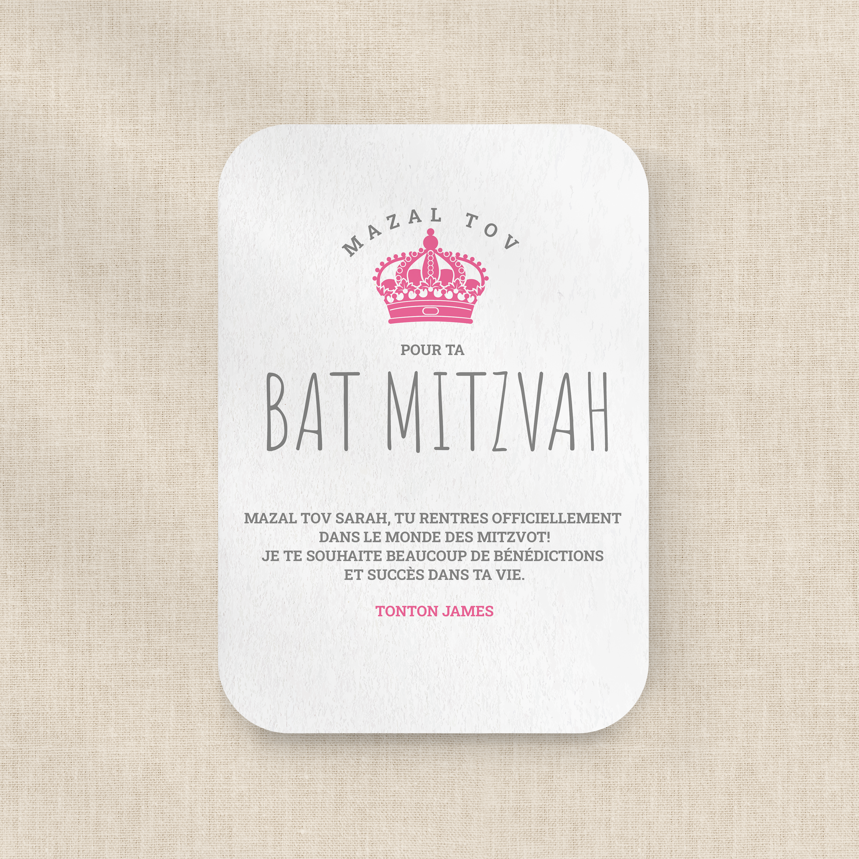 Couronette - Le modèle met en avant une dominante chromatique lumineuse, rythmée par des marges sobres et une typographie nette. Nos illustrateurs ont signé une esthétique premium qui privilégie la cohérence et la lisibilité. Nous assurons la personnalisation complète : intégration de votre texte, réglage fin des teintes, ajout d’un logo discret. 100% digitale, l’invitation atteint vos invités instantanément. Chaque choix – contrastes, alignements, échelle – a été calibré pour préserver fluidité et justesse. Une correspondance contemporaine, simple et durable.