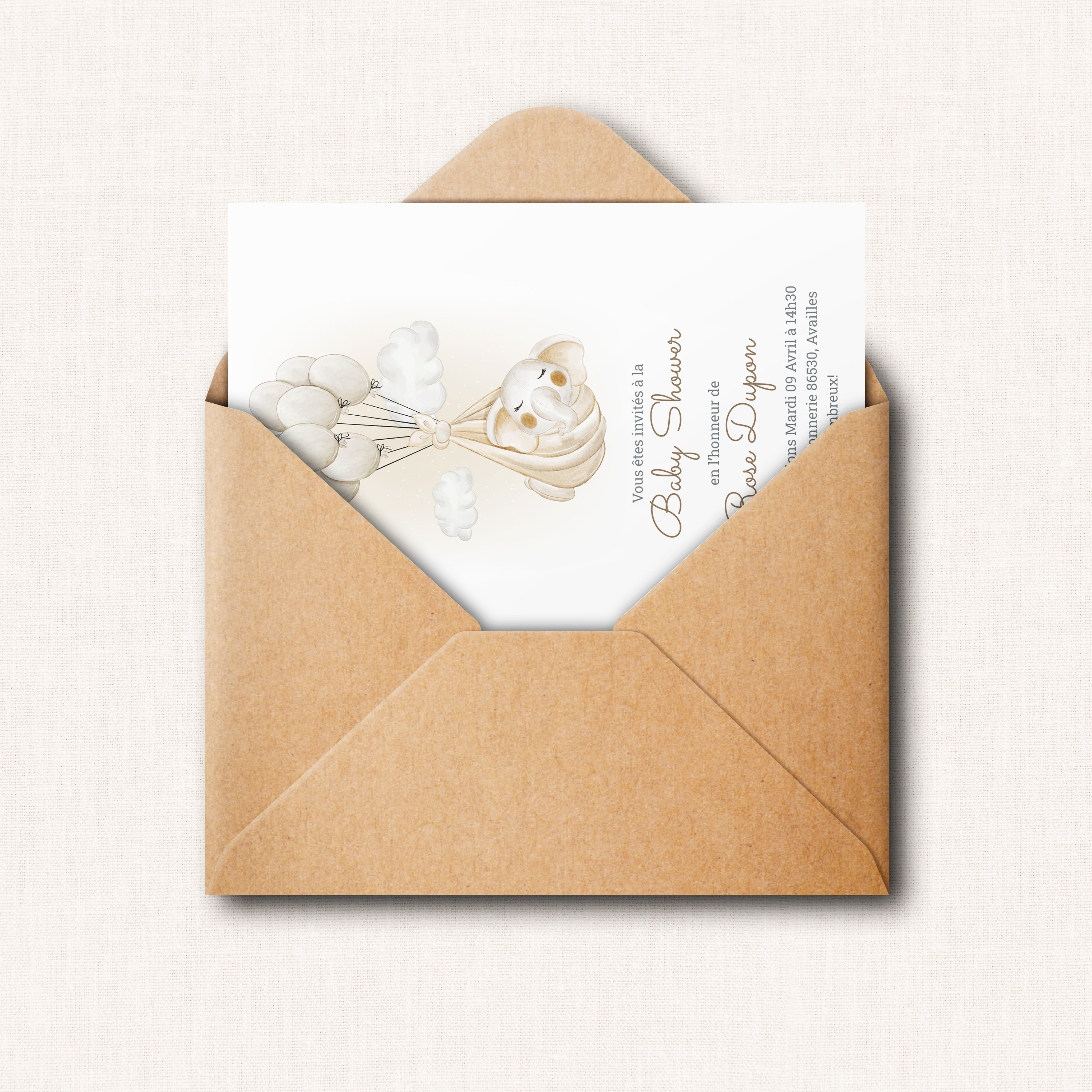 White Elefant - Le modèle célèbre une modernité sobre : dominante chromatique affirmée, proportions stables, typographie nette. Conçu par nos illustrateurs, il propose une esthétique premium qui met en valeur l’exactitude. Vous nous confiez le texte ; nous l’intégrons avec précision, harmonisons la palette et ajoutons un logo discret. 100% digitale, l’invitation parvient à vos invités sans délai. Les espacements réguliers, la hiérarchie claire et les contrastes contenus composent une lecture élégante et durable.