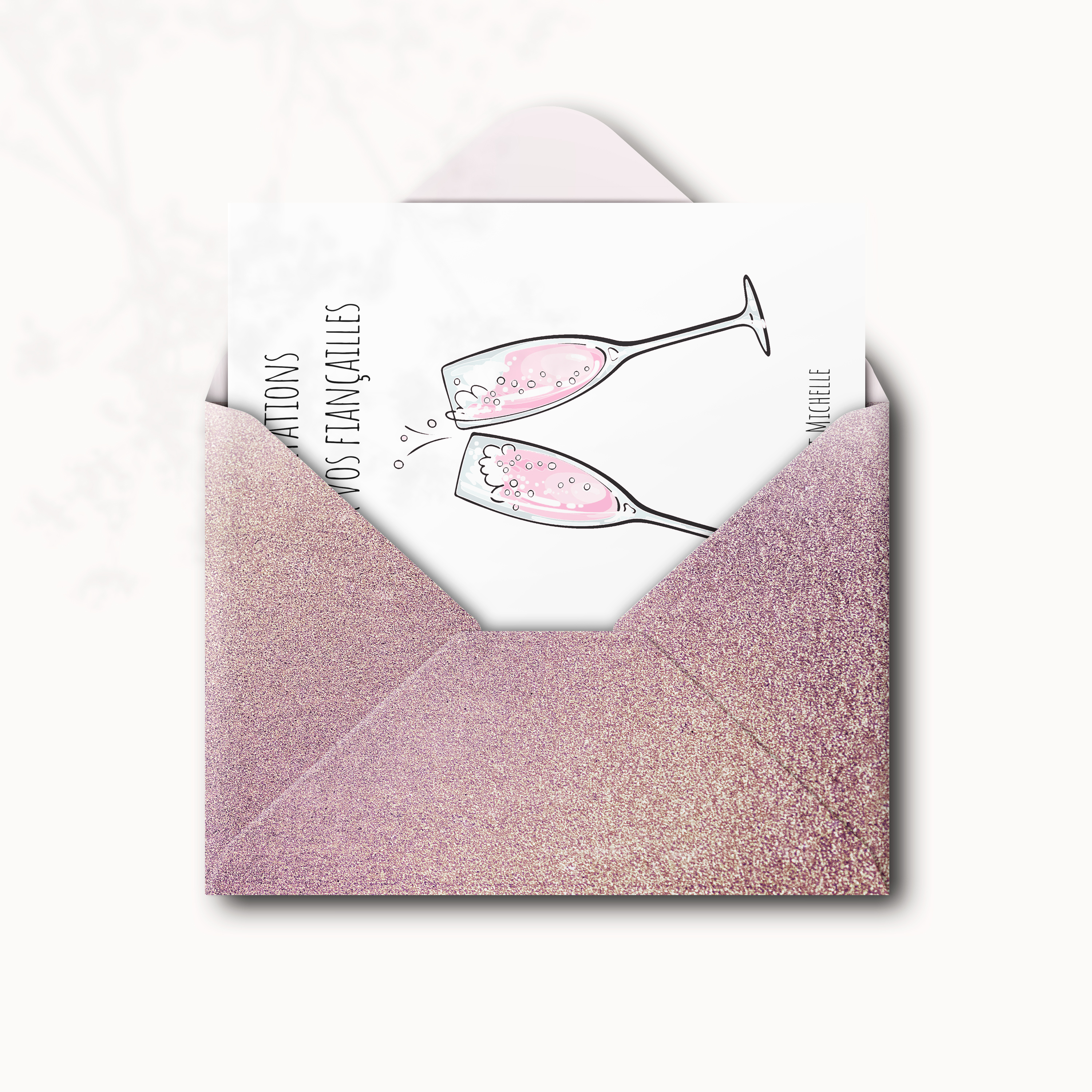 A La Votre! - Le modèle célèbre une modernité claire : couleur dominante précise, marges régulières, typographie posée. Nos illustrateurs signent une création premium qui accorde espace et mesure. Nous assurons la personnalisation sur mesure : vous nous transmettez le texte, nous le composons avec exactitude, harmonisons la palette et ajoutons un logo discret. Entièrement digitale, l’invitation atteint vos invités sans délai. Chaque détail – hiérarchie, proportions, contrastes – a été calibré pour préserver fluidité et justesse. Une correspondance contemporaine, simple et élégante.