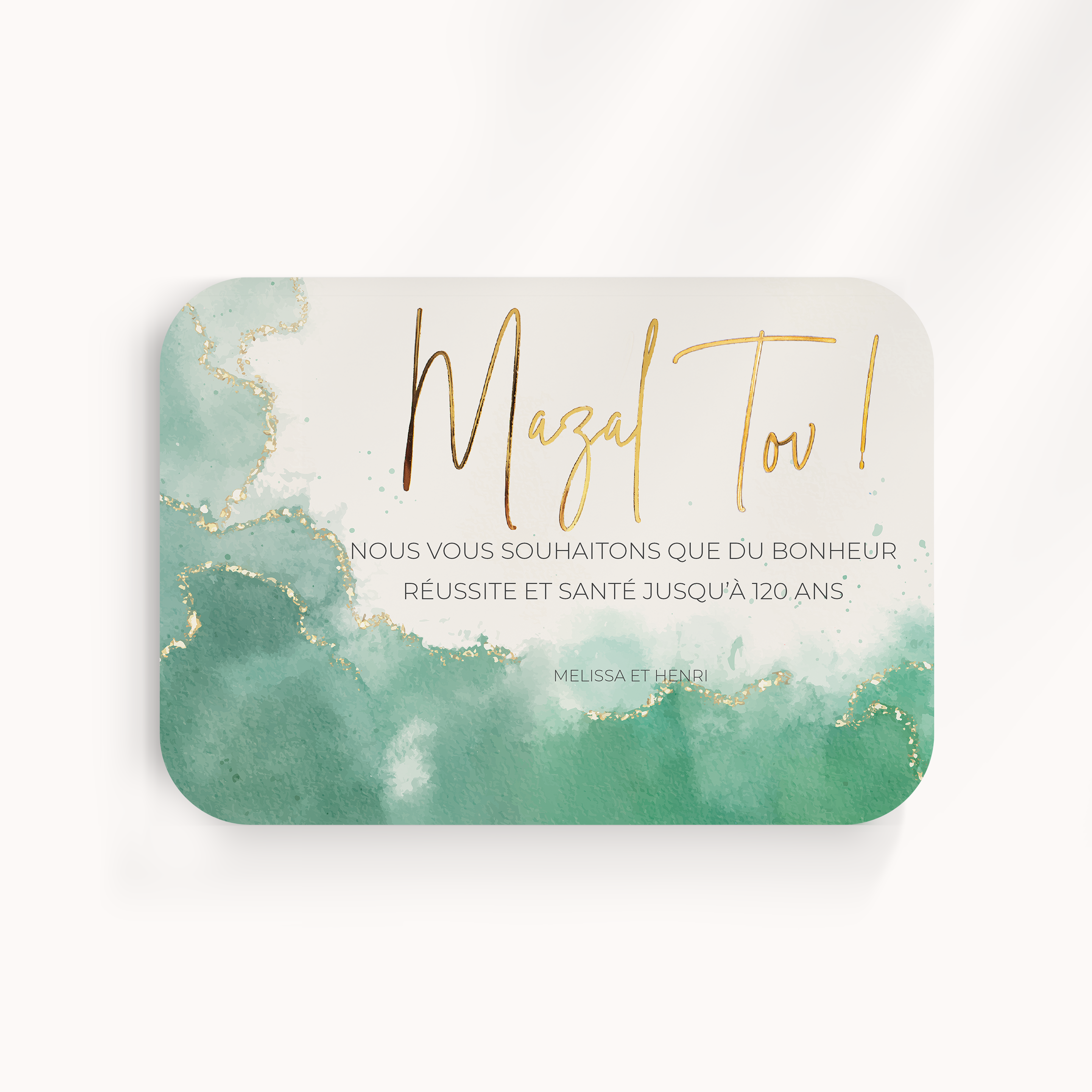 Aqua Tov Green - Le dessin privilégie une rigueur élégante : couleur dominante affirmée, hiérarchie lisible, proportions régulières. Pensée par nos illustrateurs, l’invitation affirme une présence premium sans excès. Nous prenons en charge la personnalisation : intégration du texte, ajustement des teintes, ajout d’un logo discret selon vos besoins. 100% digitale, elle rejoint vos invités sans délai. Chaque détail – cadence, alignements, respiration des blancs – a été mesuré pour préserver fluidité et tenue. Une correspondance contemporaine, fiable et durable.